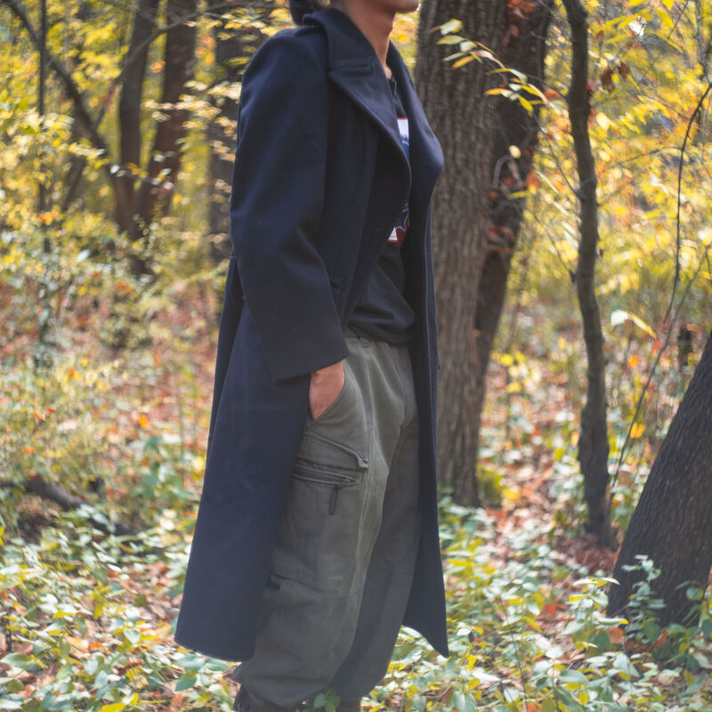 Dutch Black Wool Peacoat | Issued, , large image number 8